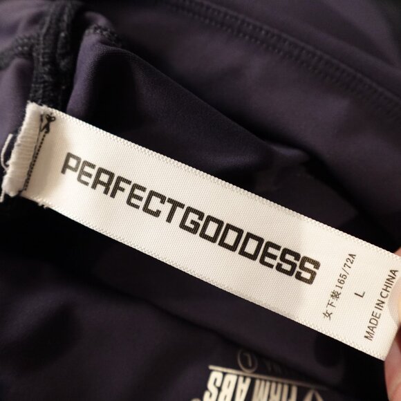 Firm Abs High-Waisted Cargo Leggings Women’s Medium Navy Nylon Spandex - Picture 12 of 14